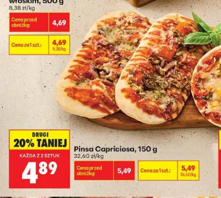 Pinsa Capriciosa promocja w Biedronka