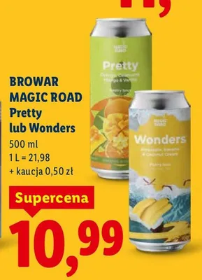 Piwo Magic Road Pretty lub Wonders promocja w Lidl