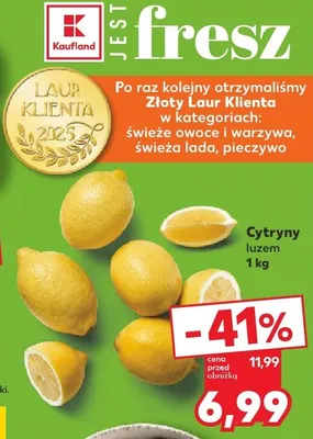 Cytryny luzem promocja w Kaufland