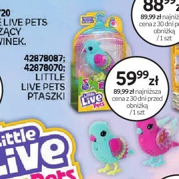 Zabawka Little Live Pets ptaszki promocja w Empik