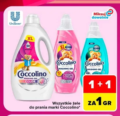 Żel do prania Coccolino Wonder Wash Ultra Care promocja w Carrefour