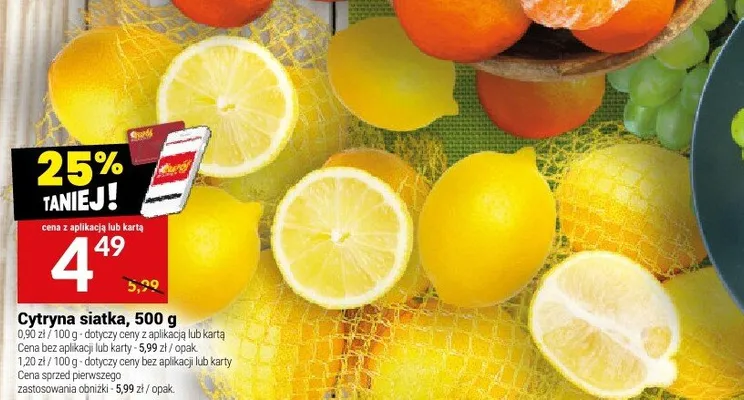 Cytryna siatka promocja w Twój Market