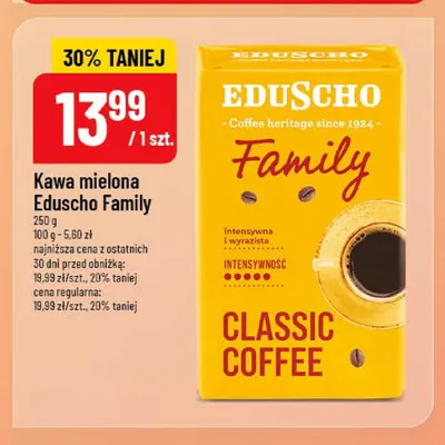 Kawa mielona Eduscho Family promocja w POLOmarket