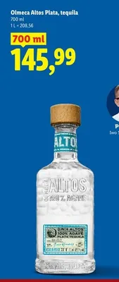Tequila Olmeca Altos Plata promocja w Lidl