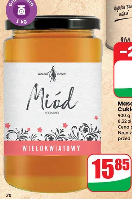 Miód wielokwiatowy promocja w Dino