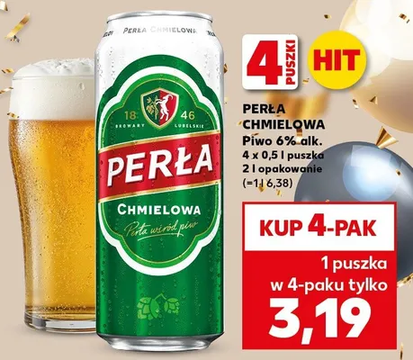 Piwo 6% alk. promocja w Kaufland