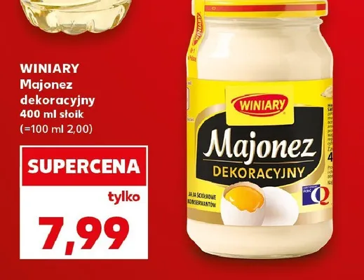Majonez dekoracyjny Winiary promocja w Kaufland