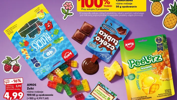 Żelki Amos promocja w Kaufland