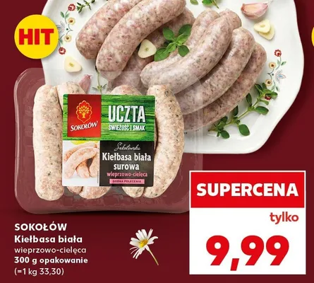 Kiełbasa biała wieprzowo-cielęca promocja w Kaufland