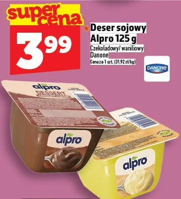 Deser sojowy Alpro promocja w TOPAZ