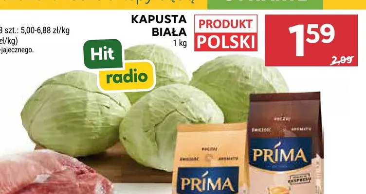 Kapusta biała promocja w Stokrotka