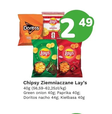 Chipsy Doritos Nacho Cheese promocja w Limonka