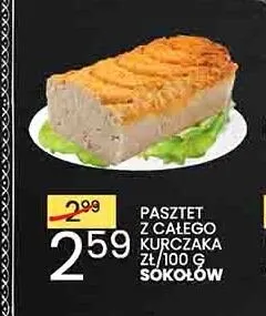 Pasztet z całego kurczaka Sokołów promocja w Wafelek