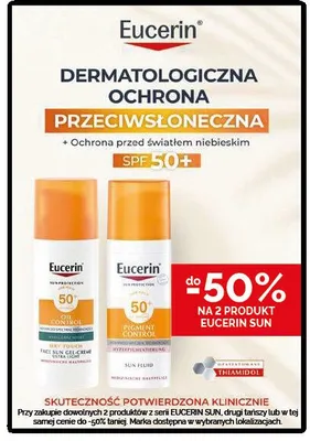Fluid ochronny do twarzy Eucerin Sun Pigment Control SPF 50+ promocja w Ziko Dermo
