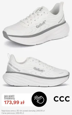 Sneakersy Go Soft promocja w CCC