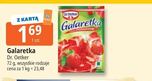 Galaretka Dr. Oetker promocja w Leclerc