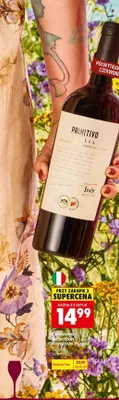 Wino półwytrawne czerwone Exclusive Selection Primitivo Puglia promocja w Biedronka