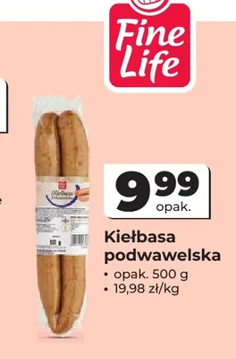 Kiełbasa podwawelska Fine Life promocja w Odido