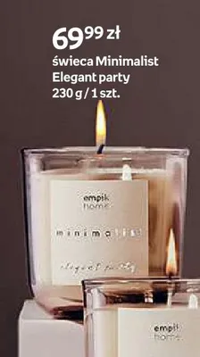 Świeca empik home Minimalist Elegant party promocja w Empik