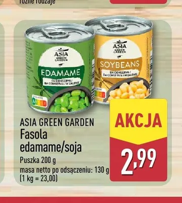 Fasola soja Asia Green Garden promocja w Aldi