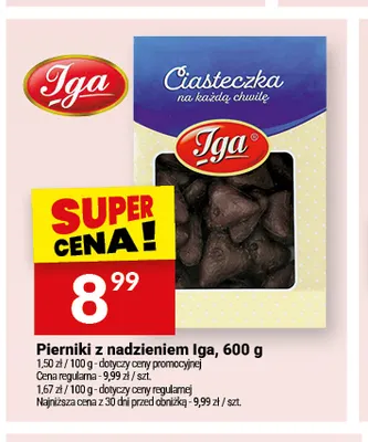 Pierniki z nadzieniem Iga promocja w Twój Market