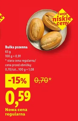 Bułka poranna promocja w Lidl