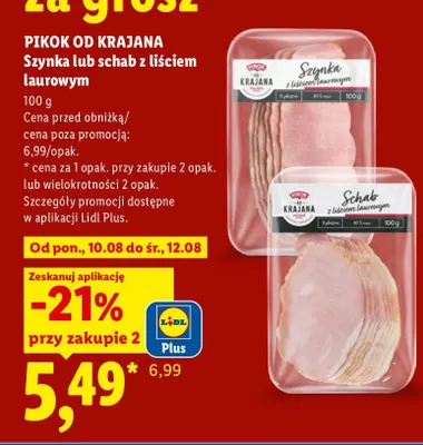 Schab z liściem laurowym Pikok od Krajana promocja w Lidl