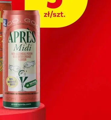 Napój bezalkoholowy Apres Midi promocja w Biedronka