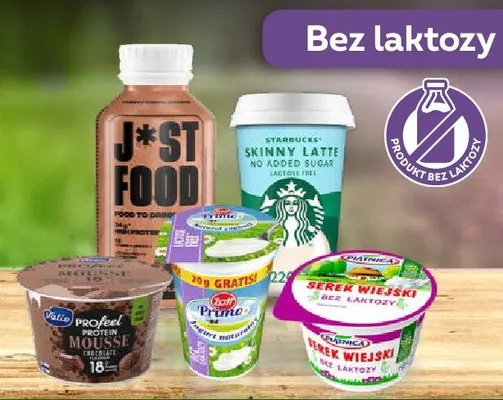 Napój proteinowy J*st Food Mousse czekoladowy bez laktozy promocja w Żabka