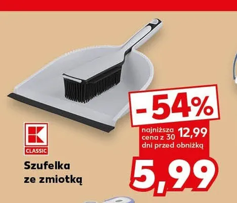 Szufelka ze zmiotką K-Classic promocja w Kaufland