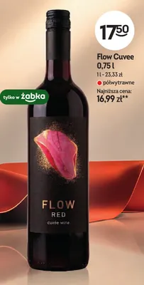 Wino białe Flow Cuvee promocja w Żabka