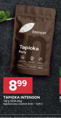 Tapioka Intenson promocja w Stokrotka