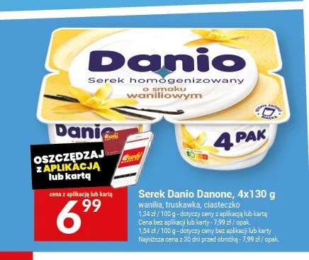 Serek Danio Danone promocja w Twój Market