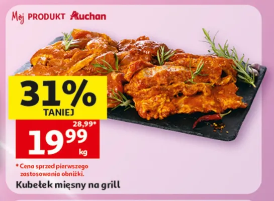 Kubełek mięsny na grill Auchan promocja w Auchan