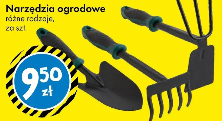 Narzędzia ogrodowe różne rodzaje promocja w Tedi
