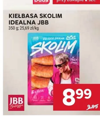 Kiełbasa Skolim Idealna JBB promocja w Stokrotka