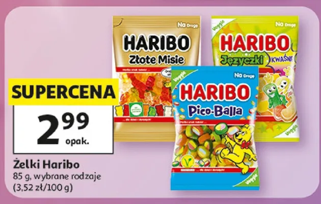 Żelki Haribo Złote Misie promocja w Auchan