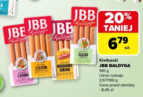 Kiełbaska śląska z szynki ZERO-E promocja w Carrefour Market