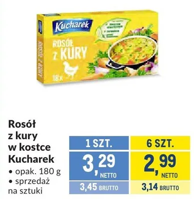 Rosół z kury w kostce Kucharek promocja w Makro