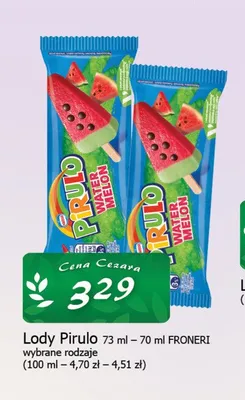 Lody Pirulo 70ml promocja w CEZAR Delikatesy