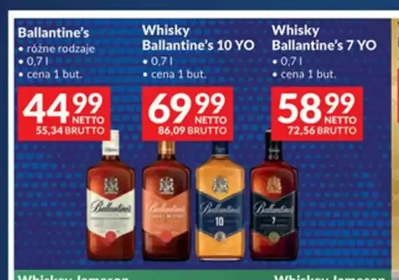Whisky Ballantine's 10 YO promocja w Makro