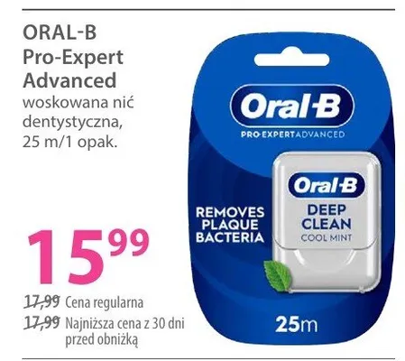 Woskowana nić dentystyczna Pro-Expert Advanced promocja w Hebe