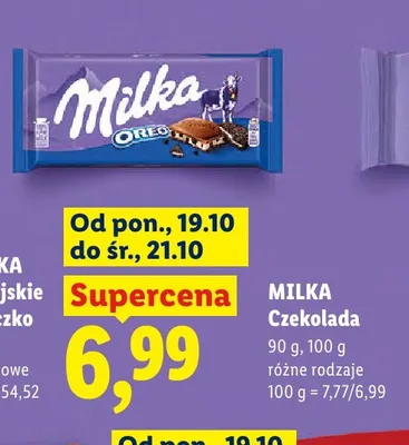 Czekolada Milka promocja w Lidl