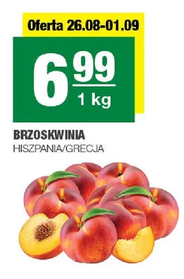 Brzoskwinia promocja w SPAR