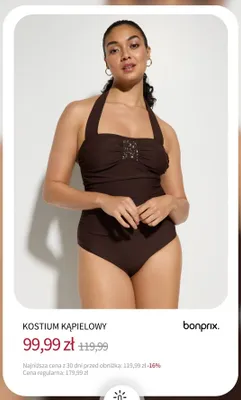 Kostium kąpielowy Bonprix promocja w bonprix