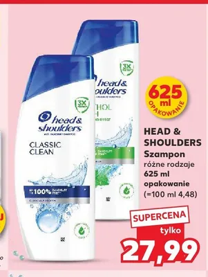 Szampon Head & Shoulders Menthol promocja w Kaufland