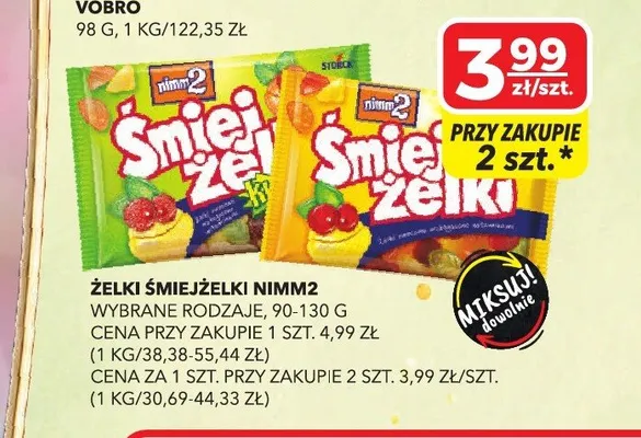 Żelki Śmiejżelki nimm2 promocja w Top Market