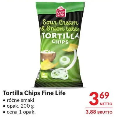 Tortilla Chips Fine Life promocja w Makro
