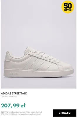Sneakersy damskie Adidas Streettalk promocja w 50 style