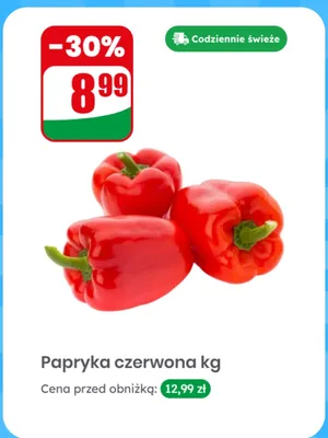 Papryka czerwona promocja w Dino